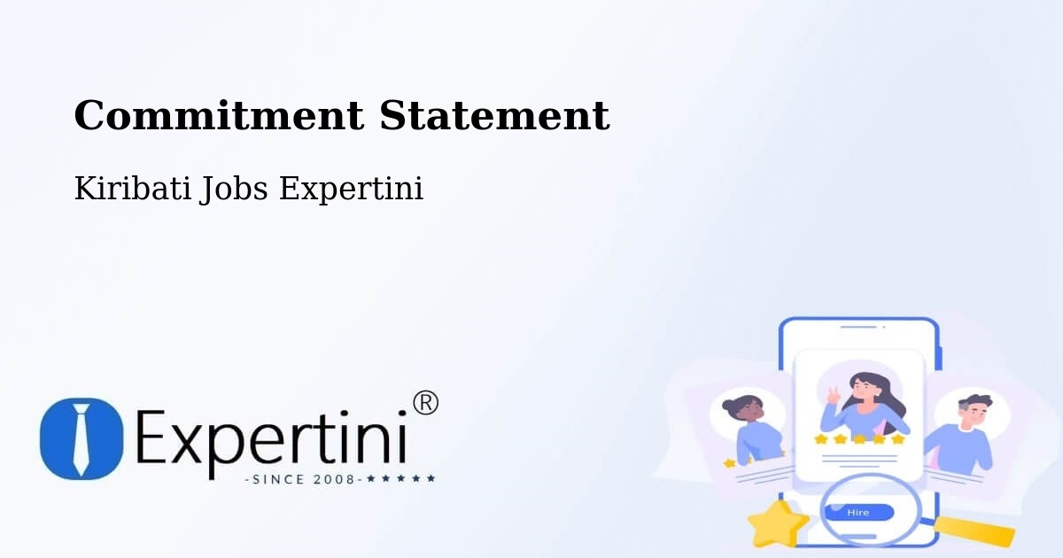 Corporate Commitment – Marakei - Kiribati Jobs Expertini