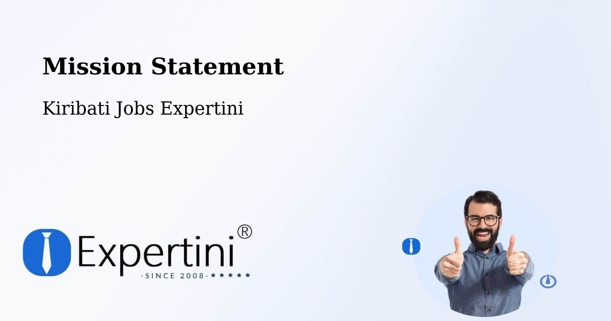 Corporate Mission – Marakei - Kiribati Jobs Expertini